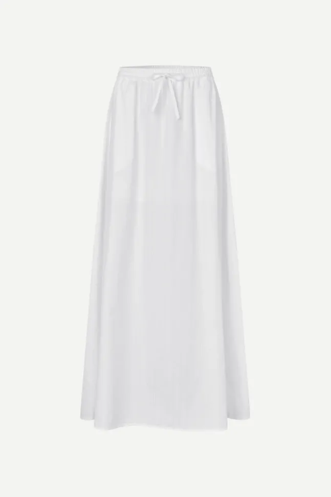 Satina Maxi Skirt 15904 White