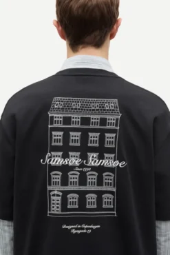 Sauni T-Shirt 11725 Black Building