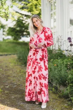 Savanna Long Shirt Dress Moonlite Mauve Cammy