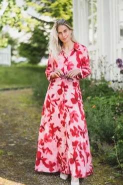 Savanna Long Shirt Dress Moonlite Mauve Cammy