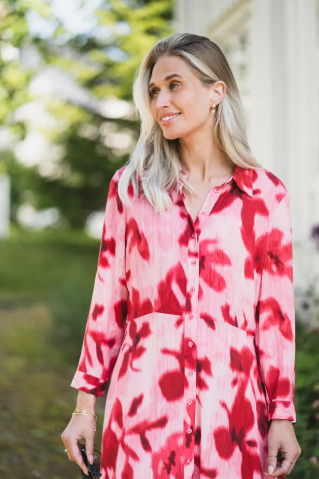 Savanna Long Shirt Dress Moonlite Mauve Cammy