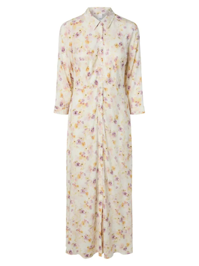 Savanna Long Shirt Dress Pristine Mimmi