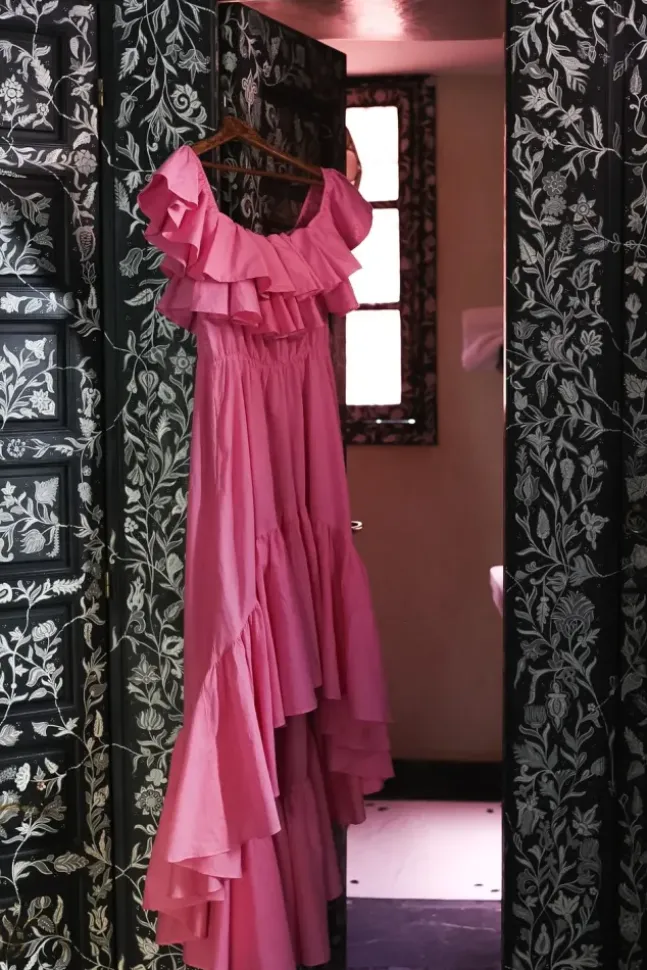 Senorita Cotton Dress Pink