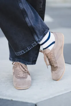 Shade Suede Leather Taupe