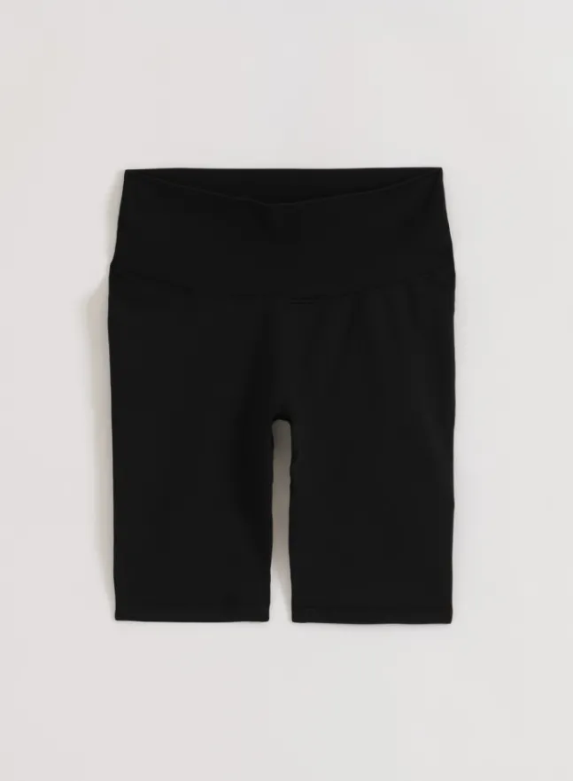 Shape Seamless Biker Shorts Black
