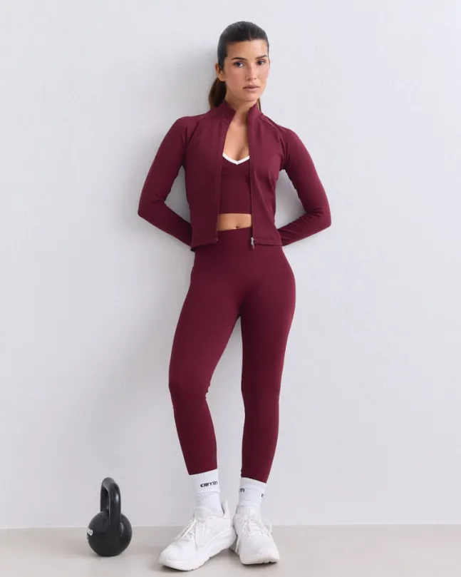 Shape Seamless Tights Merlot