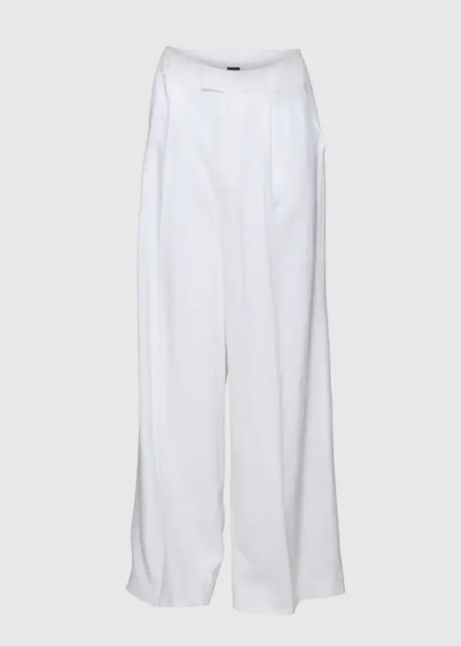 Sharon Linen Trouser White