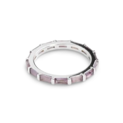 Shiffer Ring Silver Amethyst
