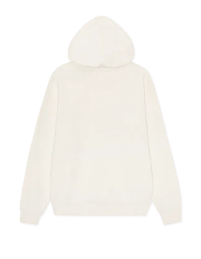 Signature Print Hoodie Light Ivory