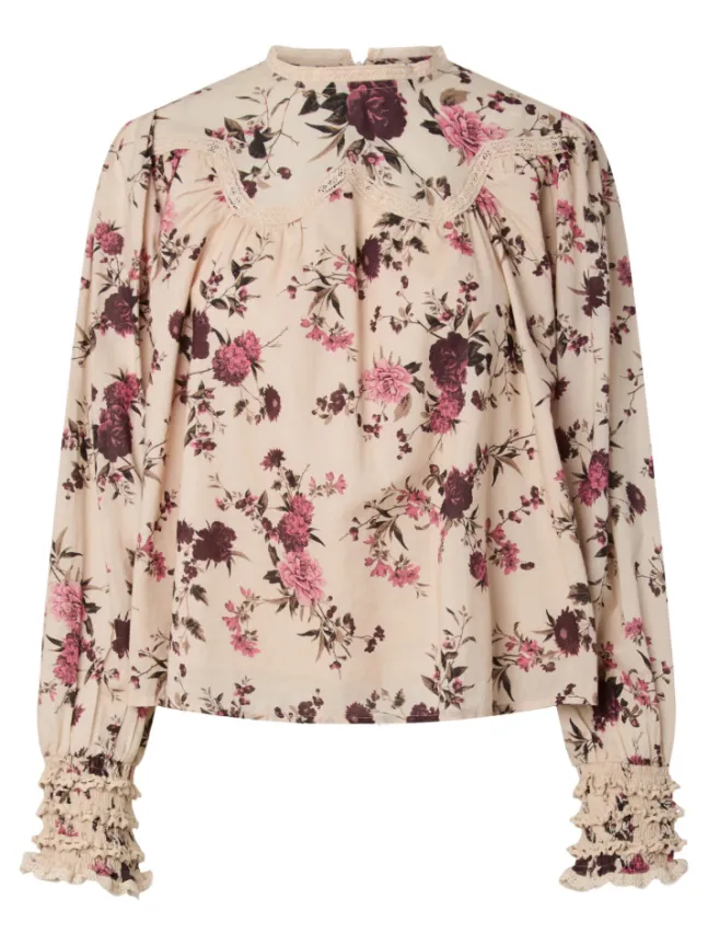Sille LS Top Birch Sille Print
