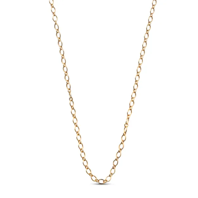 Simple Charm Necklace Gold