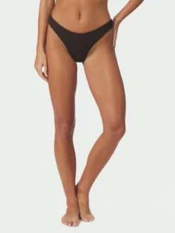 Skin Sand Crepe Bikini Brief Dark Brown