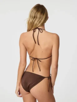 Skin Shell Bikini Top Brown