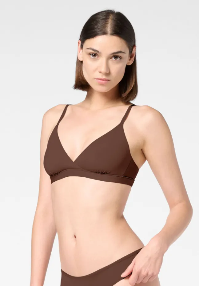 Skinwear Bra Dark Brown