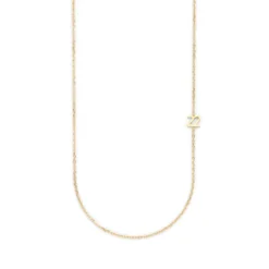 Small Number Necklace Gold - 40L - 22