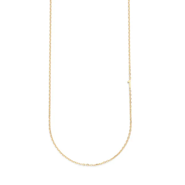 Small Number Necklace Gold - 50L - 1