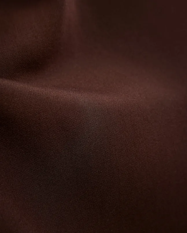 Smooth Barrel Pants Cocoa Brown