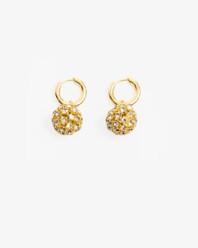 Snowball Earrings Gold