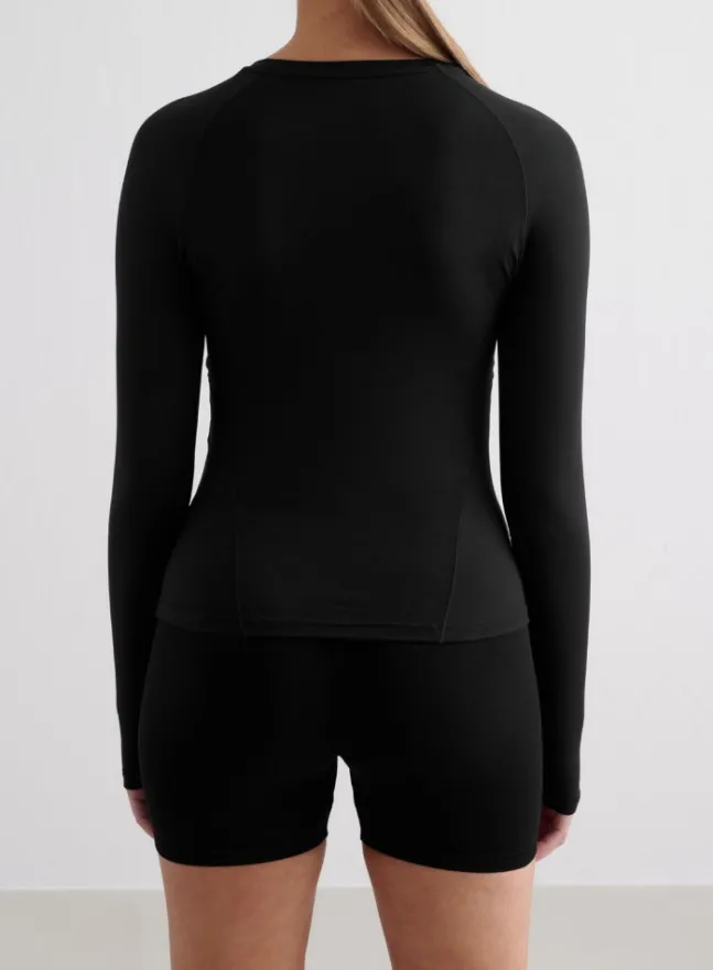 Soft Basic Long Sleeve Black