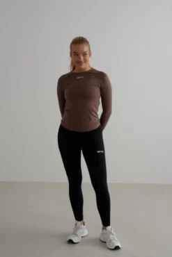 Soft Basic Long Sleeve Macchiato