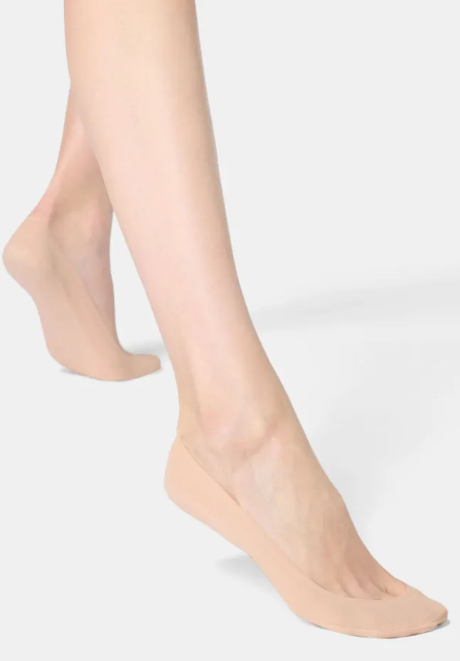 Solange Cotton Low Cut No-Show 2PK Neutre