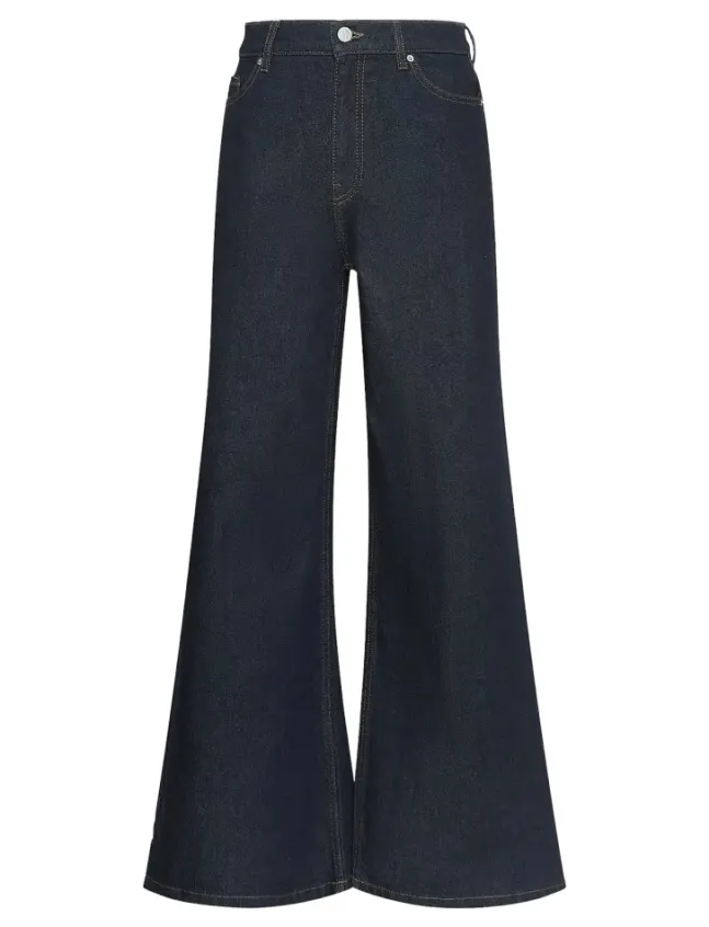 Solia Ada Wide Jeans Dark Blue Wash