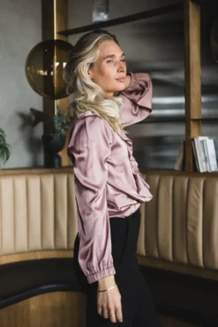 Sophia Blouse Semi Rich Vintage Rose