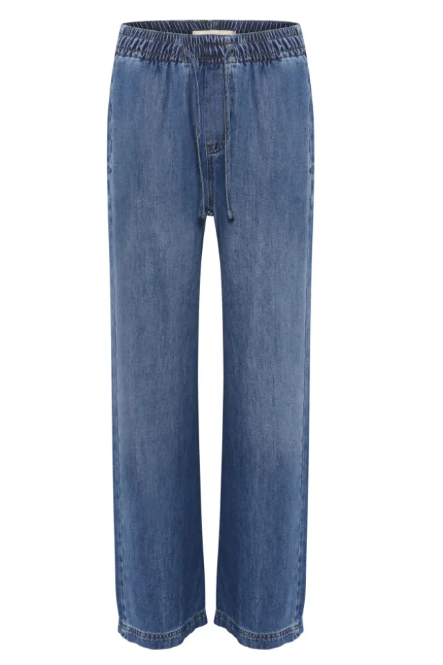 Sophina Pullon Pants Washed Denim