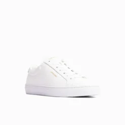 Spin Leather Sneakers White