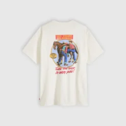 SS Relaxed Fit Tee Archival Overalls Egret