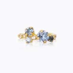 Stardust Ring Gold Blue Combo