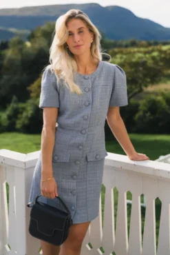 Stassie Mini Dress Blue