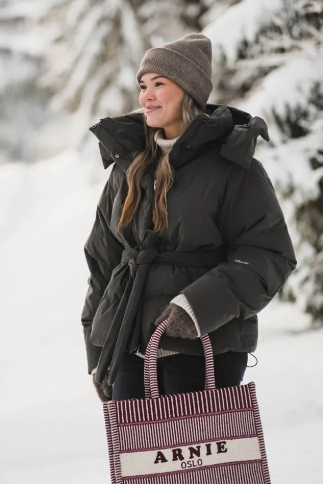 Steilia Brushed Down Jacket Dark Green
