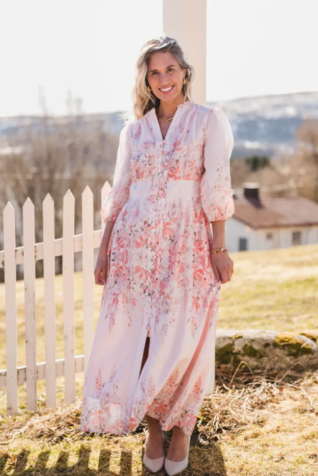 Stellar Blooming Dress Misty Rose
