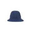 Strawchet Saverina Straw Hat Vintage Indigo Blue