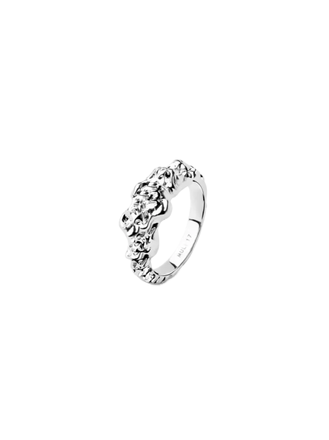 Structured Ring Silver