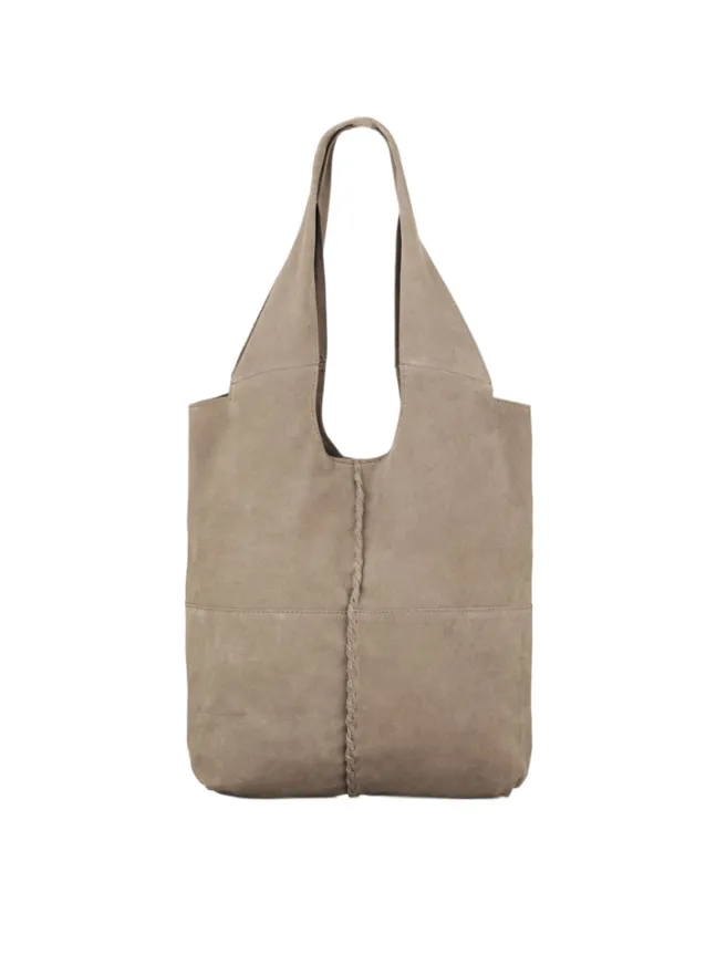 Suede Demi Bag Moral Gray