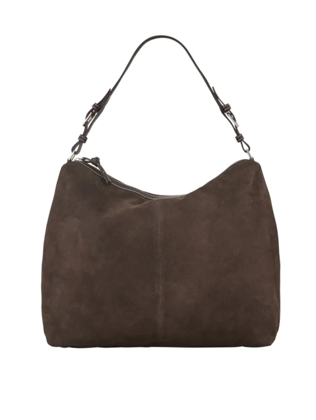 Suede Ginni Large Bag Chocolate Torte