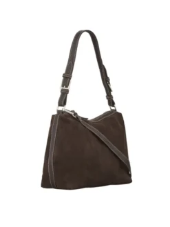 Suede Ginni Medi Bag Chocolate Torte