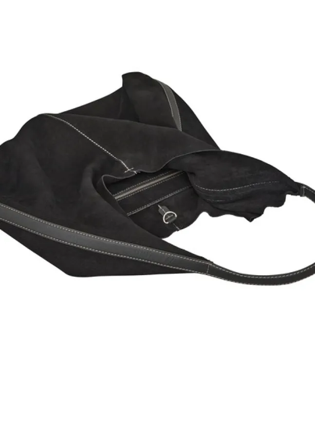 Suede Siena Bag Black