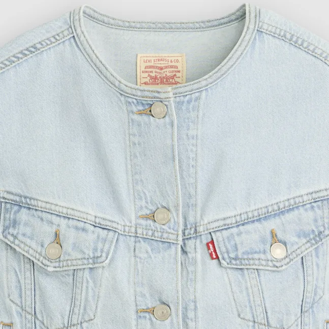 90S Vest Top Indigo Worn In