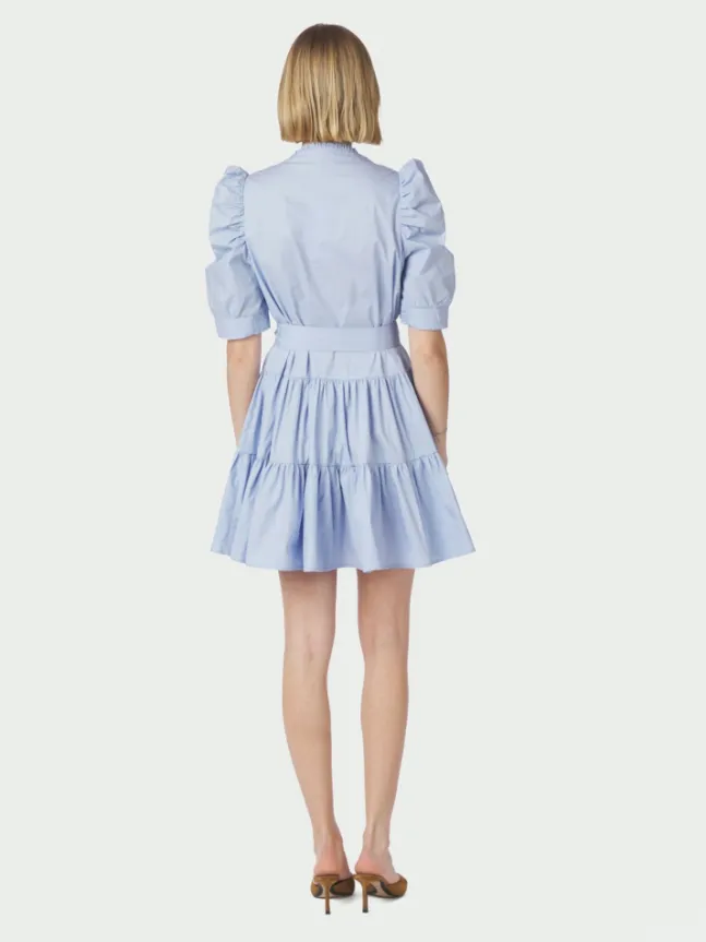 Tabbie Poplin Dress Light Blue