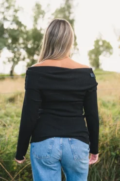 Talina Merino Top Black