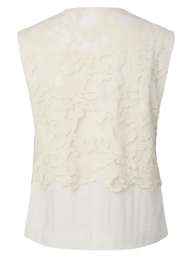 Tama Waistcoat Pristine Melange
