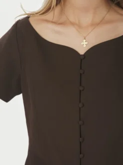 Tango Structure Top Dark Brown