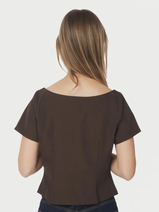 Tango Structure Top Dark Brown