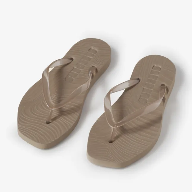 Tapered Flip Flops Trans Sand