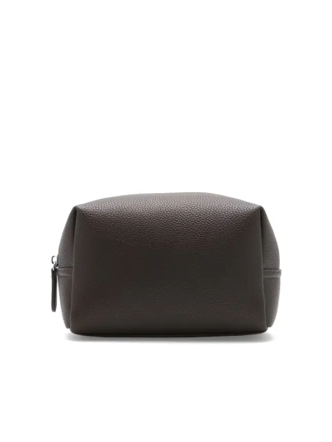 Terra Toiletry Bag Dark Brown