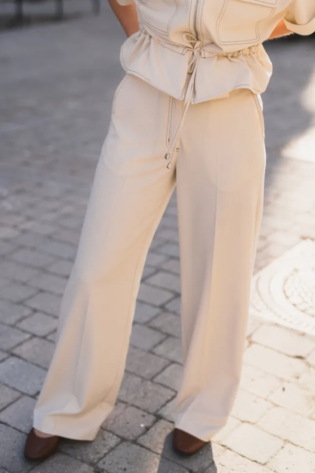 Terry Denim Pant Bisquit