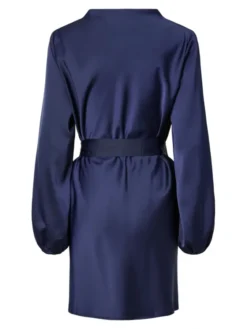 Thea LS Dress Evening Blue